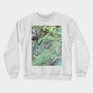 Abstract in Green VI Crewneck Sweatshirt